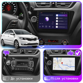 Lesko  Kia K2 III (QB) 2011-2017 IPS 9 4/64Gb CarPlay 4G Wi-Fi GPS Prime 4