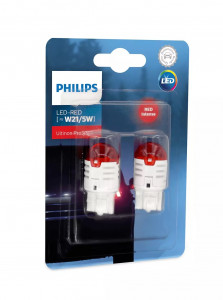   PHILIPS 11066U30RB2 W21/5W LED 12V Ultinon Pro3000 RED