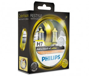   Philips H7 ColorVision Yellow 3350K 2/ (12972CVPYS2)