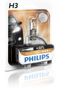  Philips H3 WhiteVision ultra 12V 55W PK22s