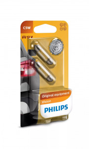   Philips T10,5X43 12V 10W SV 8,5 Fest VISION 2 blister (12866B2)