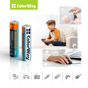  ColorWay Alkaline Power AAA/LR03 Plactic Box 24 4
