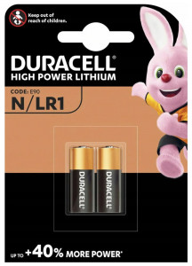   Duracell N/LR1, 1.5V,  2