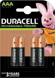  Duracell Recharge AAA 750  4  (5005004) (5000394045019) 3