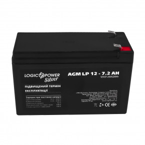   LogicPower LP 12V 7.2AH Silver (LP 12 - 7.2 AH Silver) AGM