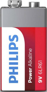  PHILIPS  6LR61 Power Alkaline * 1 (6LR61P1B/10) 3