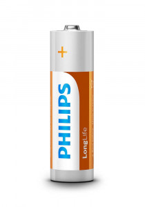  Philips LongLife Zinc Carbon AA BLI 4 3