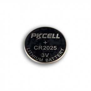 CR2025, 3.0V Lithium Power, PKCELL, 5pcs/card (CR2025-5B) 3