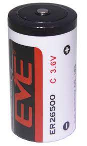   EVE ER26500 STD, C, 3.6V, LiSOCl2