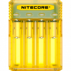    Nitecore Q4 Yellow 2  Li-Ion/IMR 2A max Blister