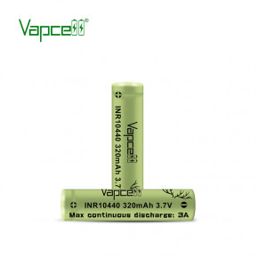  10440/AAA Li-Ion Vapcell INR10440 320mAh, 3A, 4.2/3.6/2.5V, Green 3
