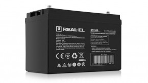   REAL-EL 12V 100AH (EL122200001) AGM