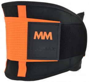   MadMax MFA-277 Slimming belt Black/neon orange M 4