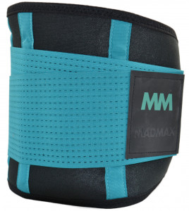   MadMax MFA-277 Slimming belt Black/turquoise M 6