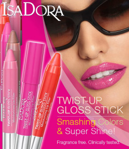   IsaDora Twist-Up Gloss Stick 08 - Red romance ( ),  (1)