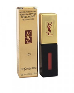 Yves Saint Laurent Rouge Pur Couture Glossy Stain Rebel Nudes 107 - Naughty mauve (), 