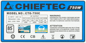   Chieftec CTG-750C 750W 7