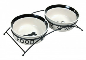       Eat on Feet Ceramic Bowl Set 2600   25  Trixie BGL-TX-532