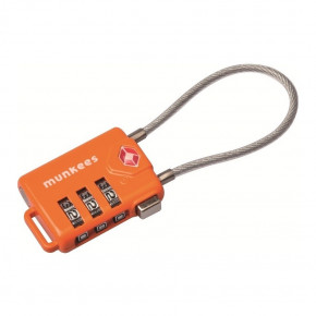 - Munkees 3609 TSA Cable Combi Lock Orange (MUN-3609-OR) 3