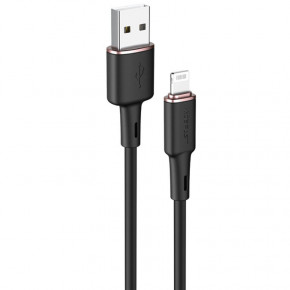   Acefast MFI C2-02 USB-A to Lightning zinc alloy silicone (1m) Black