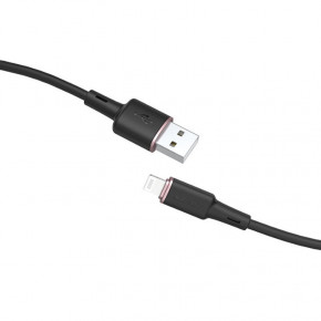   Acefast MFI C2-02 USB-A to Lightning zinc alloy silicone (1m) Black 3
