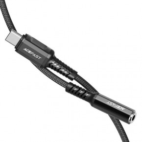  Acefast C1-07 USB-C to 3.5mm aluminum alloy Black 3