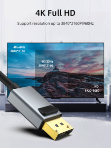  abletime DisplayPort - HDMI (M/F), 0.2 , Gray (CP20A) 3