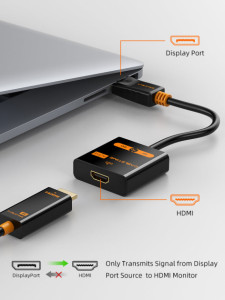  abletime DisplayPort - HDMI (M/F), 0.2 , Black (CP20B) 4