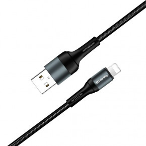  ColorWay USB - Lightning nylon 2.4  1  Black (CW-CBUL045-BK) 4