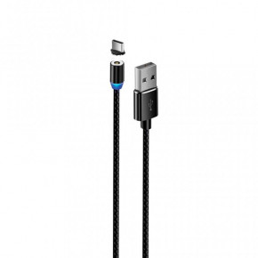  Extradigital Magnetic USB-USB Type-C 1 Black (KBU1855)