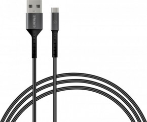  Intaleo CB0 USB-USB Type-C 1.2 Black/Grey (1283126495663)