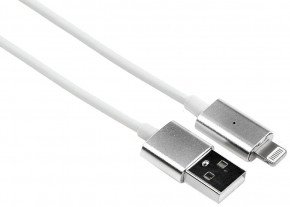   Mocolo SJX022 magnetic cable Lightning 1M Silver (1)