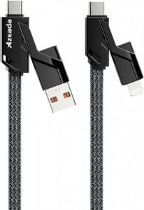  Proda PD-B96th USB/USB Type C - Lightning/USB-C 100W, 1.5, Black (PD-B96th-BK) 4