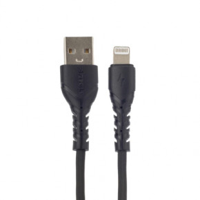   USB 2.0 AM to Lightning 3A black Proda (PD-B47i-BK)
