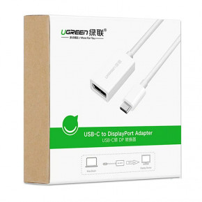  Ugreen USB-C to DisplayPort Adapter MM130 (White) (40372) 5