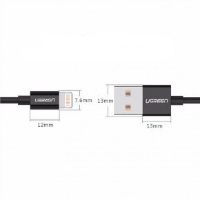  Ugreen USB 2.0AM-Lightning M,2 ,2.4A, Nickel Plating ABS Shell ,US155 (80823) 5