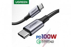   Ugreen USB Type-C to Type-C 1.0m US316 100W 5A Alum. (Black) (70427) 3