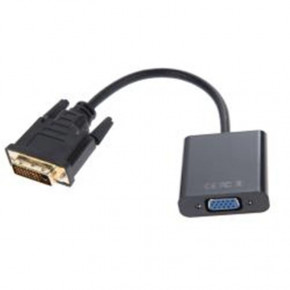  Atcom DVI-D (M)-VGA (F) Dual Link 0.1m Black