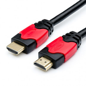  ATcom HDMI-HDMI 10m connector 2 ferrite core polybag Black