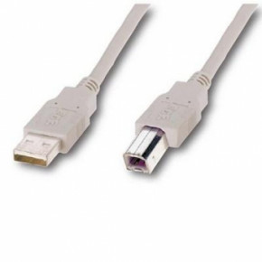  ATcom USB 2.0-USB Type B AM/BM 5m 2 ferrite core White