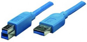  ATcom USB 3.0-USB Type B AM/BM 3m Blue