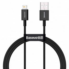   Baseus Superior Series Fast Charging USB Type A - Lightning to iP 2.4 A 2  Black CALYS-C01