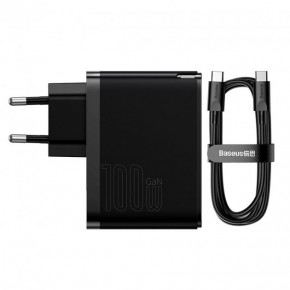   Baseus Type-C to Typc-C cable Gan5 Pro Fast Charger |1USB/1Type-C, PD/QC, 100W/3A| (CCGP090202)  3