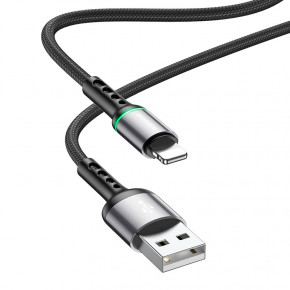  Borofone USB Apple Lightning 2.4 A 1,2  Black (BU33LB)