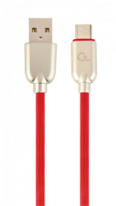  Cablexpert USB - Type-C 2.1 A 1  Red (CC-USB2R-AMCM-1M-R)