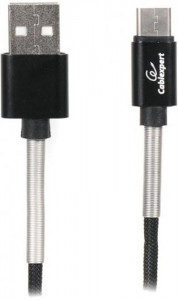  USB-MicroUSB Cablexpert  2.4A 1m Black (CCPB-M-USB-06BK)