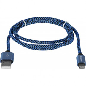   Defender ACH01-03T USB 2.0 AM to Lightning 2.1A 1  blue (87811) 3