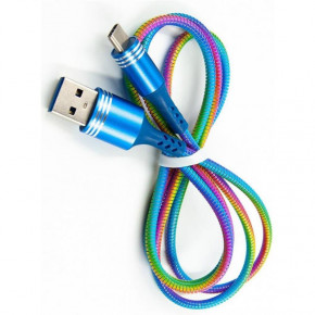  Dengos USB-USB Type-C 1  Rainbow (NTK-TC-SET-RAINBOW)