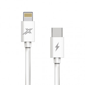  Grand-X USB-C-Lightning, Power Delivery, 20W, 1, White (CL-07)