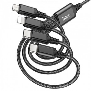     Hoco X76 4  1 USB to Type-C + Type-C + Lightning + Micro USB 2A 1   (49858) 4